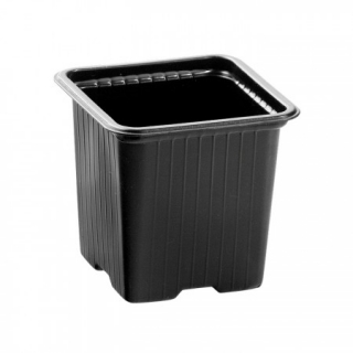 img-0: Горшок квадратный 8х8х8см V=0.35л, полистирол - ООО «Семена Тут»